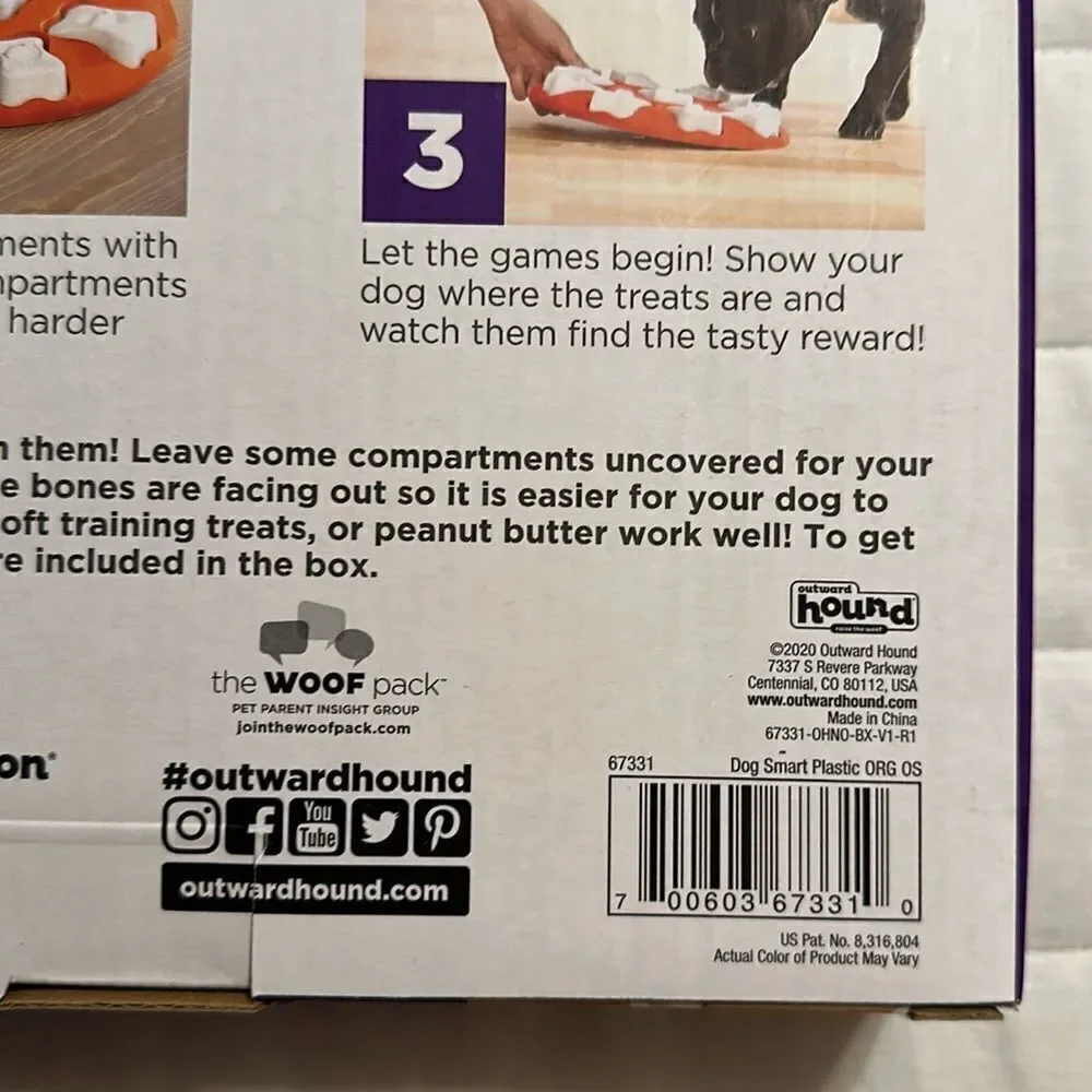 Outward hound Dog Smart Hide, Seek & Treat! skill level 1 puzzle